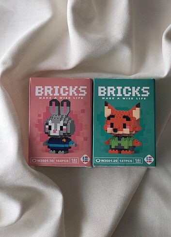 Bricks Zootropolis Nick, Judy ve Bay Yengeç Lego 
