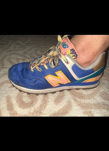 38 Beden lacivert Renk New Balance kadın spor ayakkabı