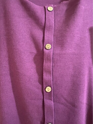 Diğer düğme desenli bluz