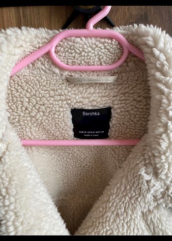 Beyaz Kürklü bershka hiç giyilmedi neredeyse - Görsel 3