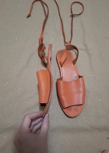 36 Beden zara Deri Sandalet