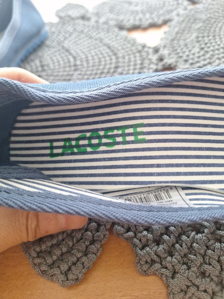 lacoste espadril - Görsel 5
