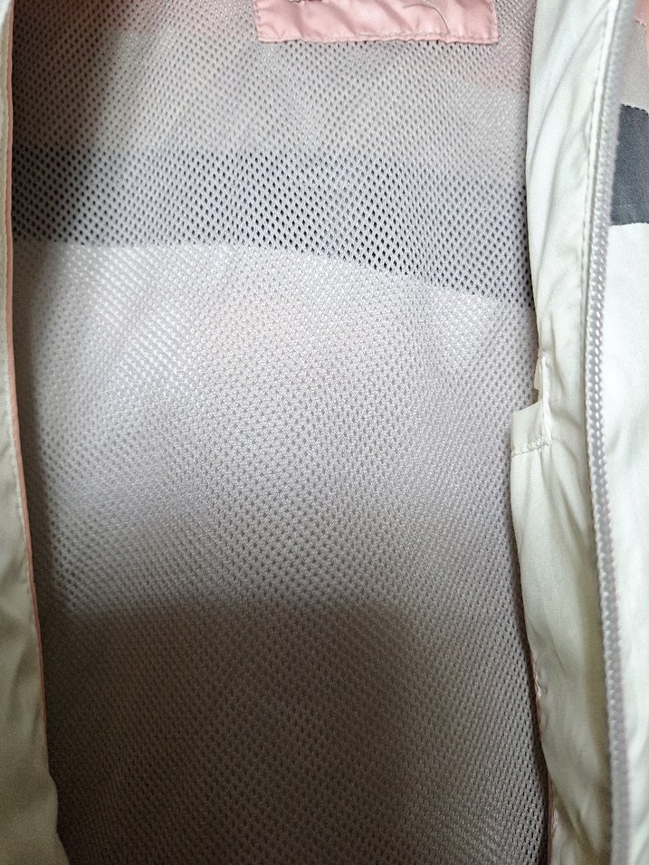 Kapüşonlu Fermuarlı Beyaz Spor Ceket - Görsel 5