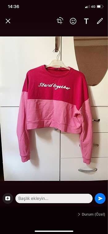 Trendyol & Milla Pembe sweat