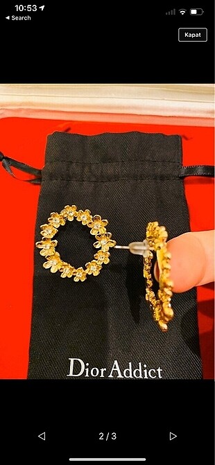 Markasız Ürün Van Cleef model küpe