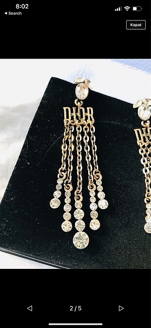 Dior Çelik dior küpe