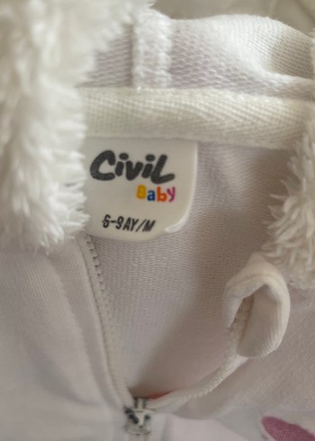 Kız Çocuk Beyaz Kürklü Kolsuz Yelek - Görsel 5