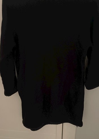 Siyah Triko Uzun Kollu mini elbise - Görsel 6