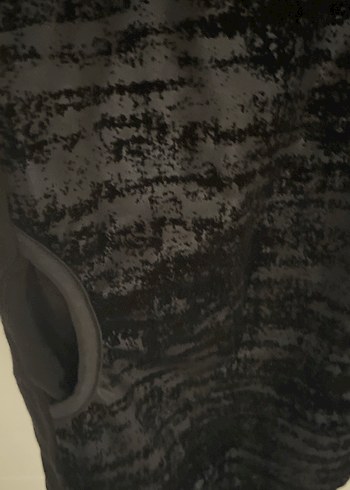 Siyah Triko Uzun Kollu mini elbise - Görsel 4