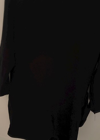 Siyah Triko Uzun Kollu mini elbise - Görsel 13