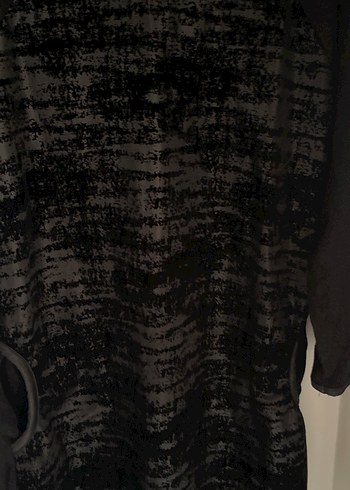 Siyah Triko Uzun Kollu mini elbise - Görsel 10