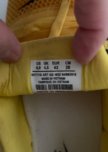 Erkek sarı Bağcıklı Spor Ayakkabı - Görsel 6