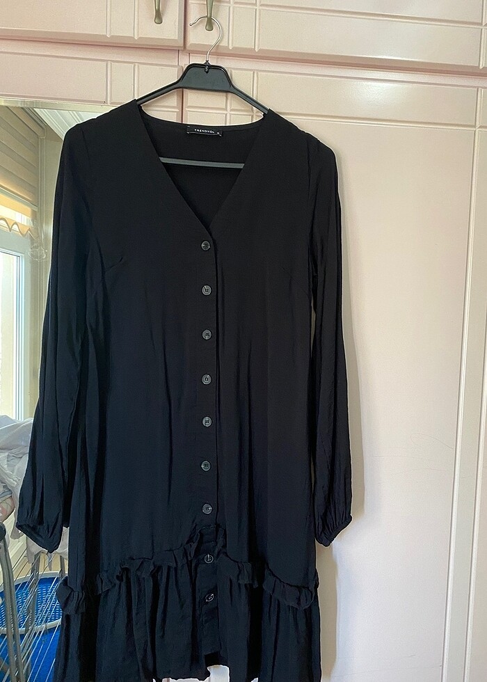 Gömlek elbise - Görsel 3