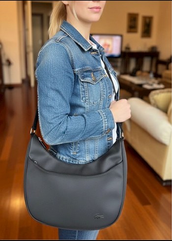 Lacoste çanta canvas - Görsel 6