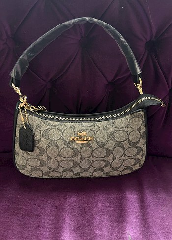 Coach Gri Desenli Kadın Çanta - Görsel 2