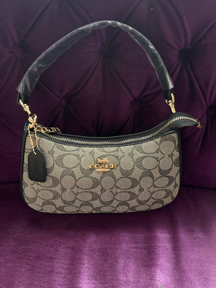 Coach Gri Desenli Kadın Çanta - Görsel 2