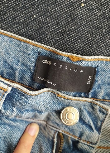 s Beden Asos buz mavisi skater jean
