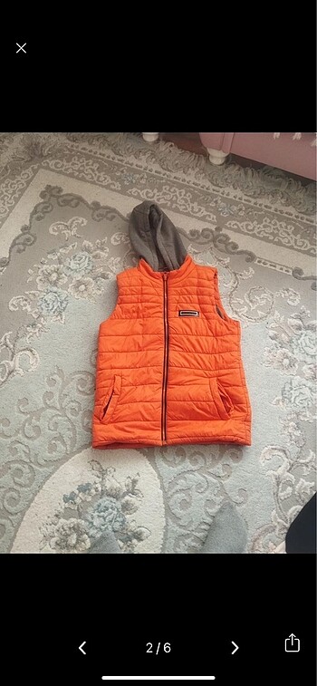 11-12 Yaş Beden turuncu Renk Şişme yelek