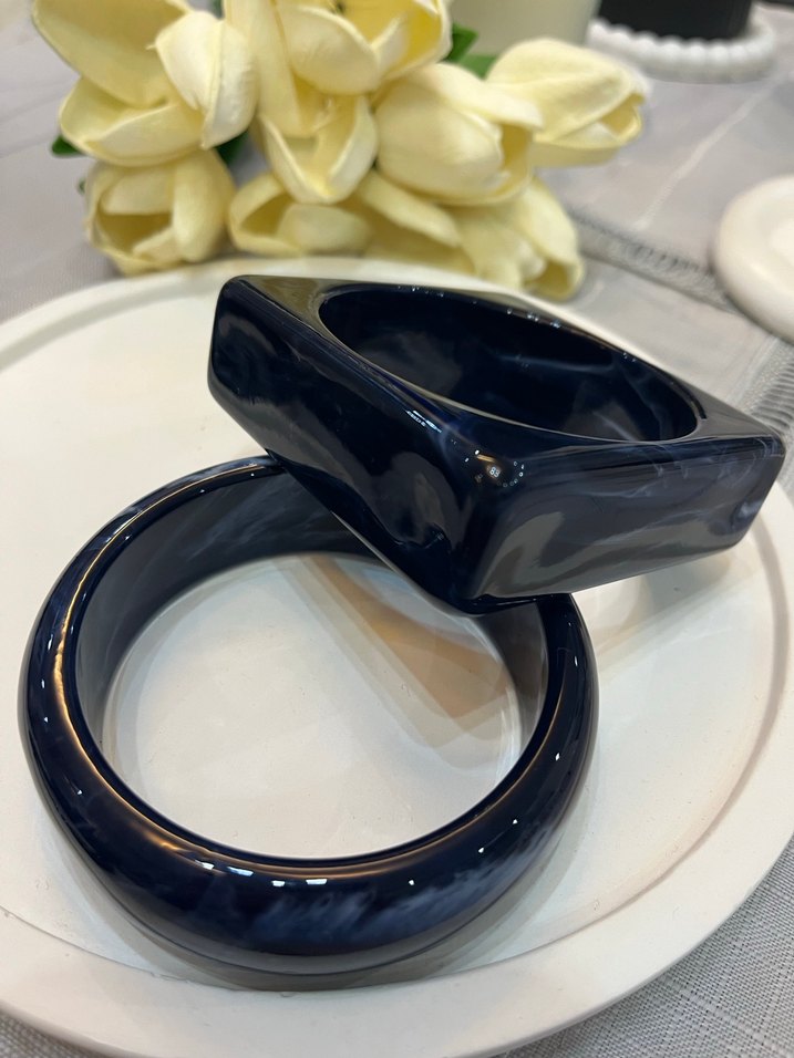 Lacivert bileklik - Görsel 5