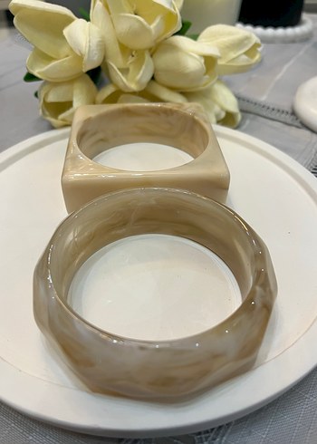 Bej Bohem Tarz Kadın Bileklik Seti - Görsel 3