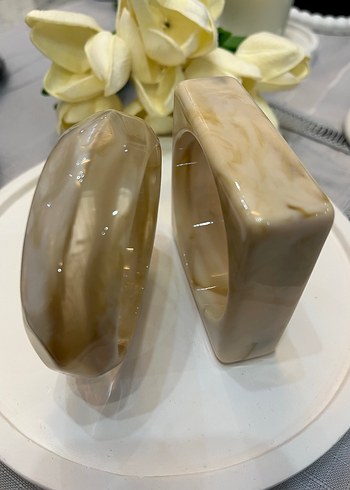 Bej Bohem Tarz Kadın Bileklik Seti - Görsel 4