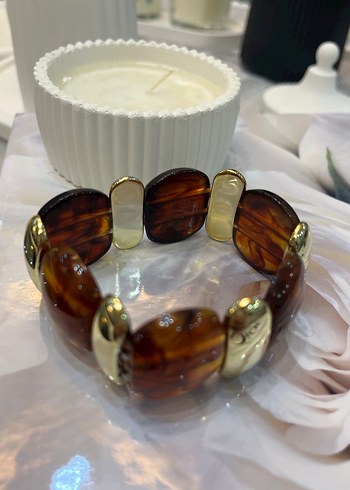 Kahverengi Boncuklu Bileklik - Görsel 2