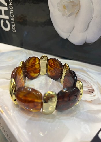 Kahverengi Boncuklu Bileklik - Görsel 5