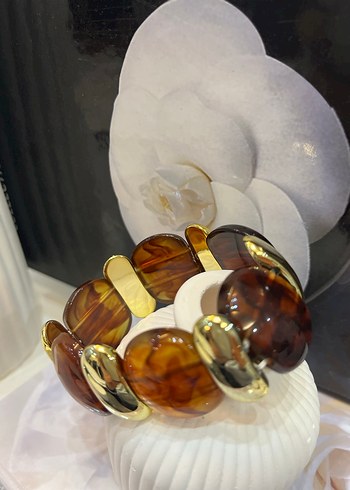 Kahverengi Boncuklu Bileklik - Görsel 4