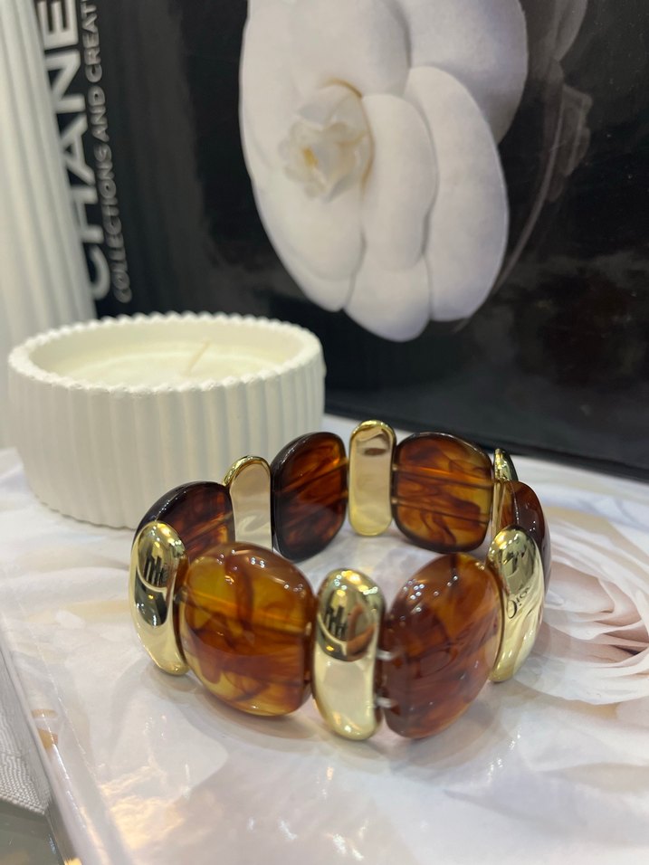 Kahverengi  Boncuklu Bileklik - Görsel 3