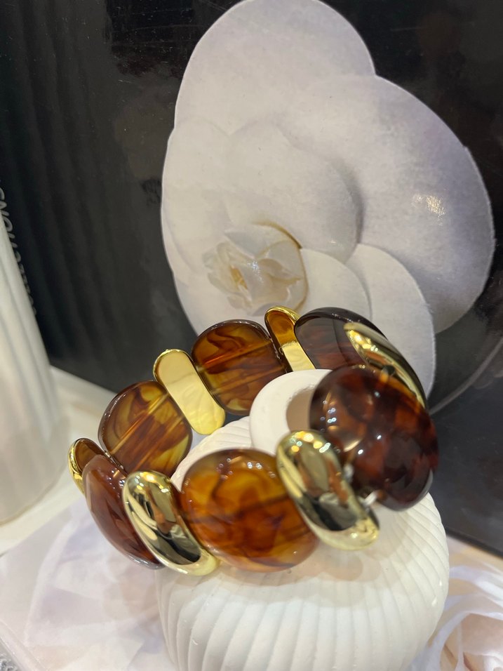 Kahverengi  Boncuklu Bileklik - Görsel 4