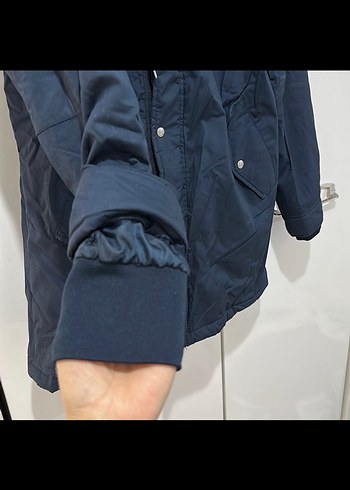Pull and Bear Kadın lacivert mont