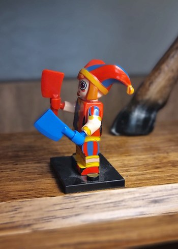 Renkli Joker Kostümlü Lego Figürü - Görsel 4