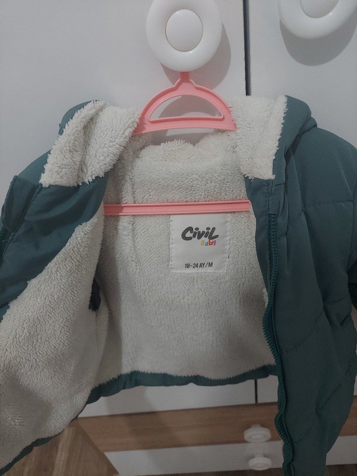 Gri Erkek Çocuk Fermuarlı Mont - Görsel 4