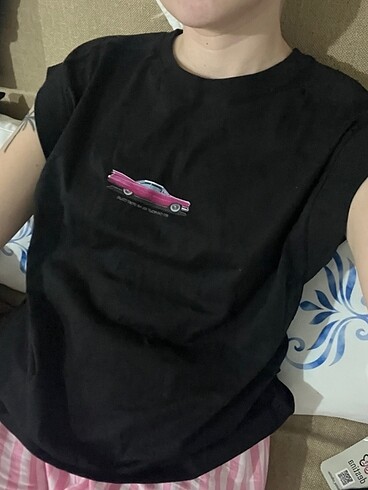 Oversize baskılı tshirt