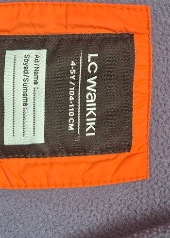 Turuncu Kapüşonlu Erkek Çocuk Mont - Görsel 2