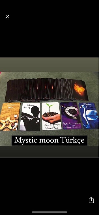 Mystical Moon tarot ikiz alev