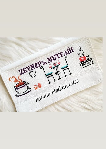 Çeyizlik Etamin Mutfak Havlusu - Görsel 3