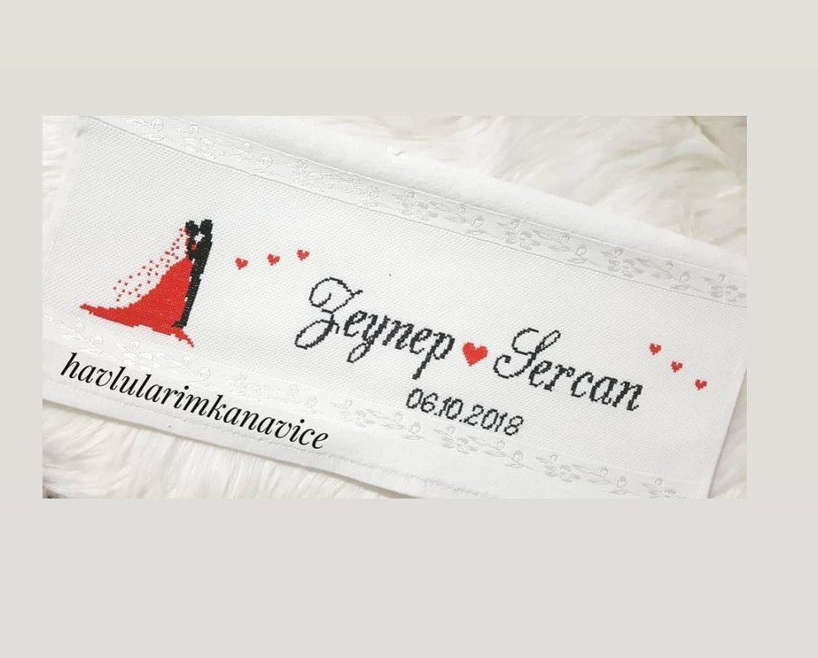 Çeyizlik Etamin Mutfak Havlusu - Görsel 2