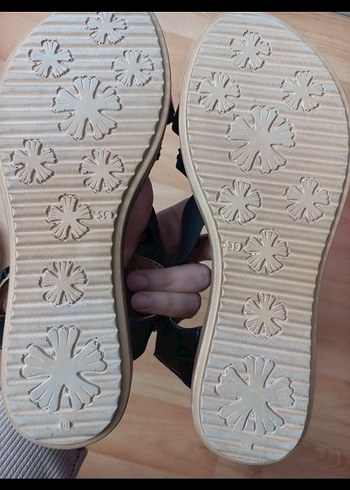 Siyah Kadın Sandalet - Görsel 3