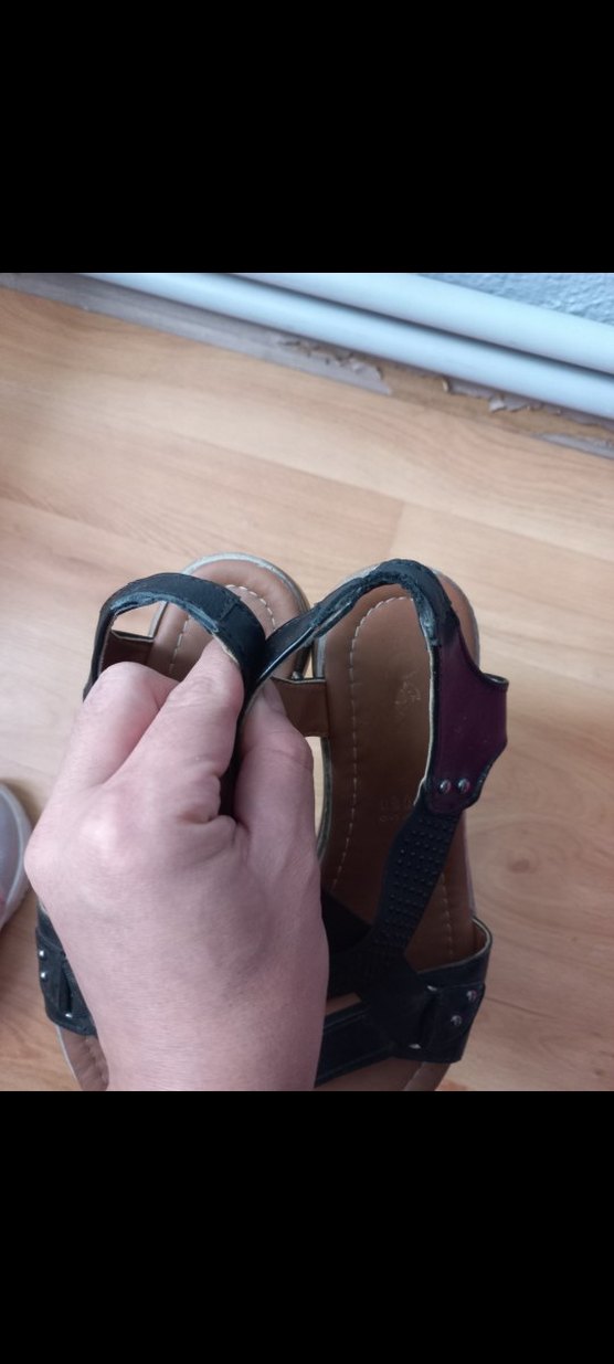 Siyah Kadın Sandalet - Görsel 2