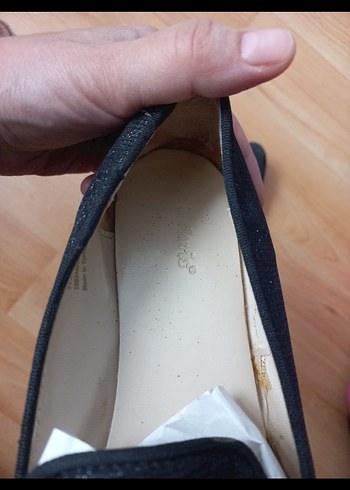 Polaris Siyah Tokalı Kadın Günlük Babet - Görsel 2