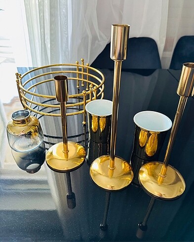 Gold şamdan