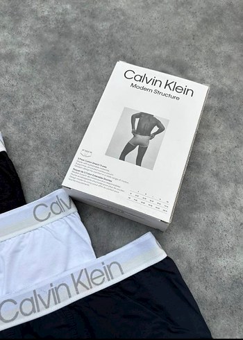 Calvin Klein Boxer 3'lü Paket S M L XL XXL toptan fiat 250 tl - Görsel 2