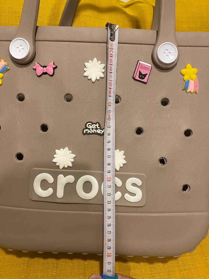 Bej Crocs Plaj Çantası - Görsel 3