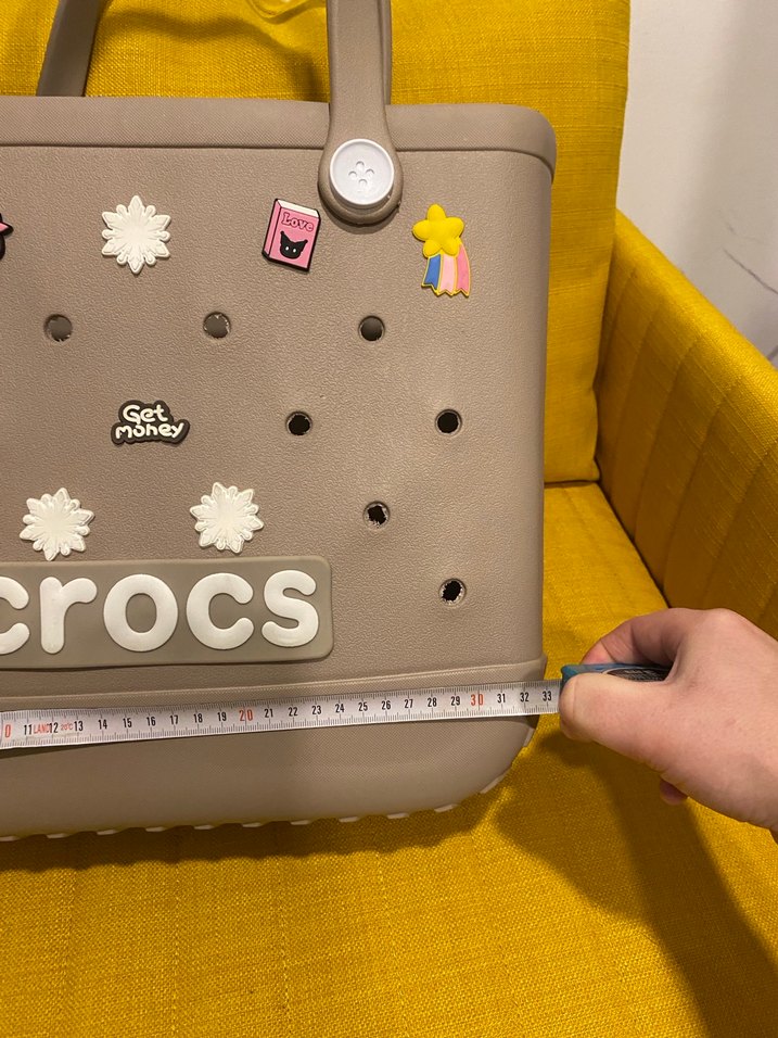 Bej Crocs Plaj Çantası - Görsel 4