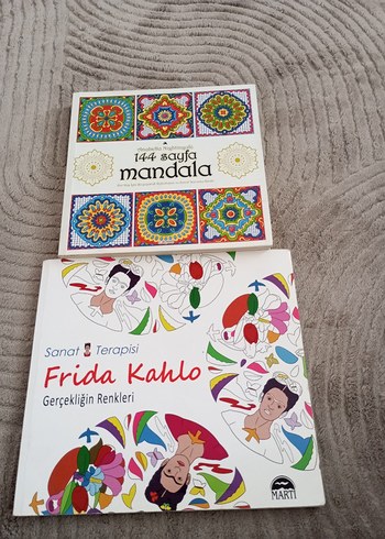 Mandala ve Frida Kahlo Sanat Terapisi Kitapları