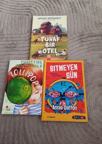 Çocuk Kitapları Seti: Tuhaf Bir Otel, Lollipop, Bitmeyen Gün