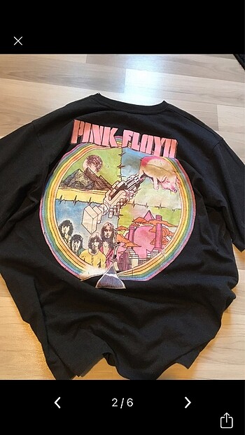 Urban Outfitters pink floyd metal grup tshirt