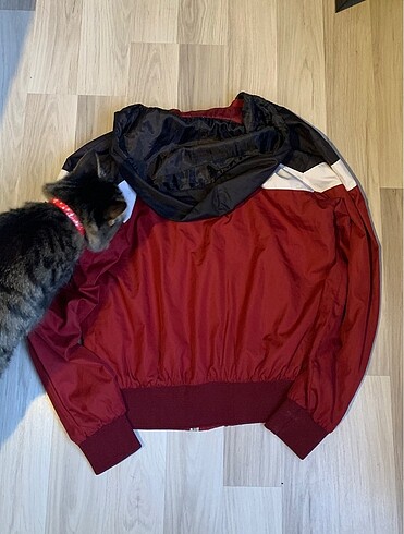 m Beden bomber oversize kapşonlu vintage ceket