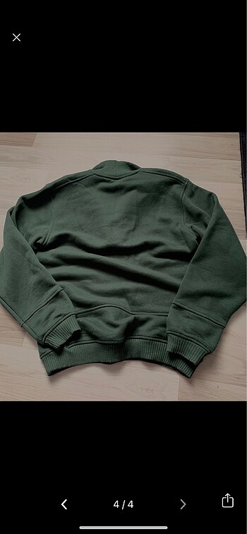 s Beden haki Renk oversize sweat hoodie bomber orjinal